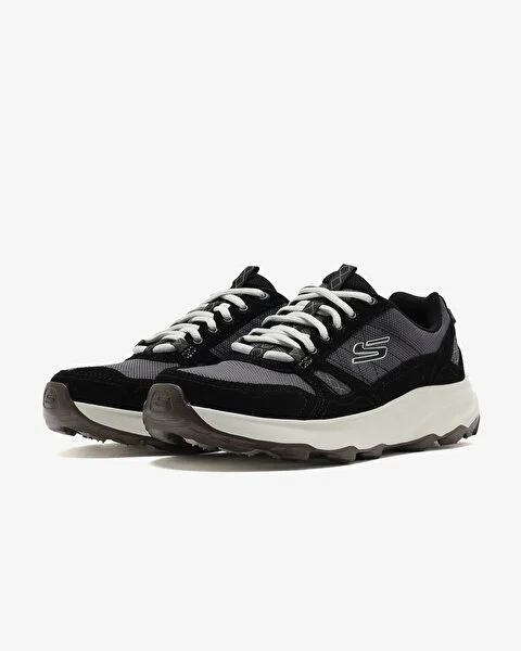 03 حذاء سكيتشرز رجالي طبي جبلي أسود في رمادي Skechers Ridge Oak Outdoor