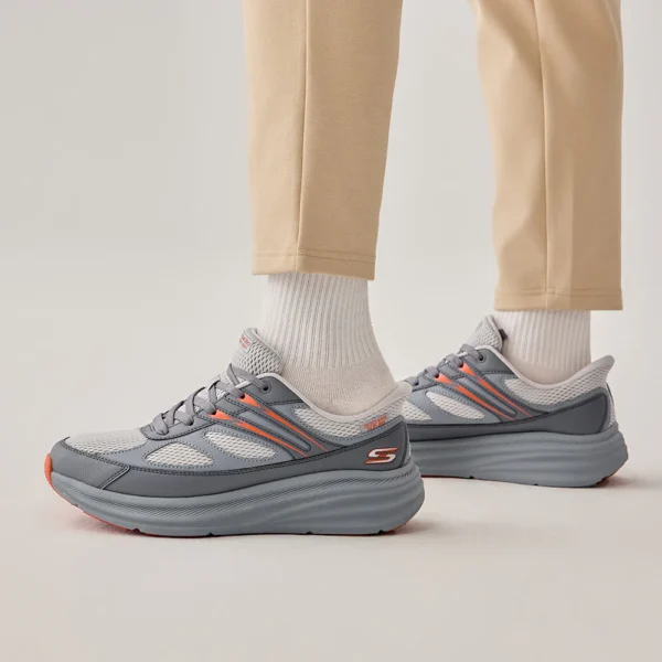 118432-GRY_L حذاء كوتشي سكيتشرز رجالي طبي رمادي Skechers Slip-ins BOBS Skillz