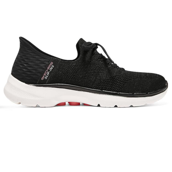 124568-BKHP حذاء كوتشي سكيتشرز حريمي طبي أسود Skechers Slip-ins GO WALK 6