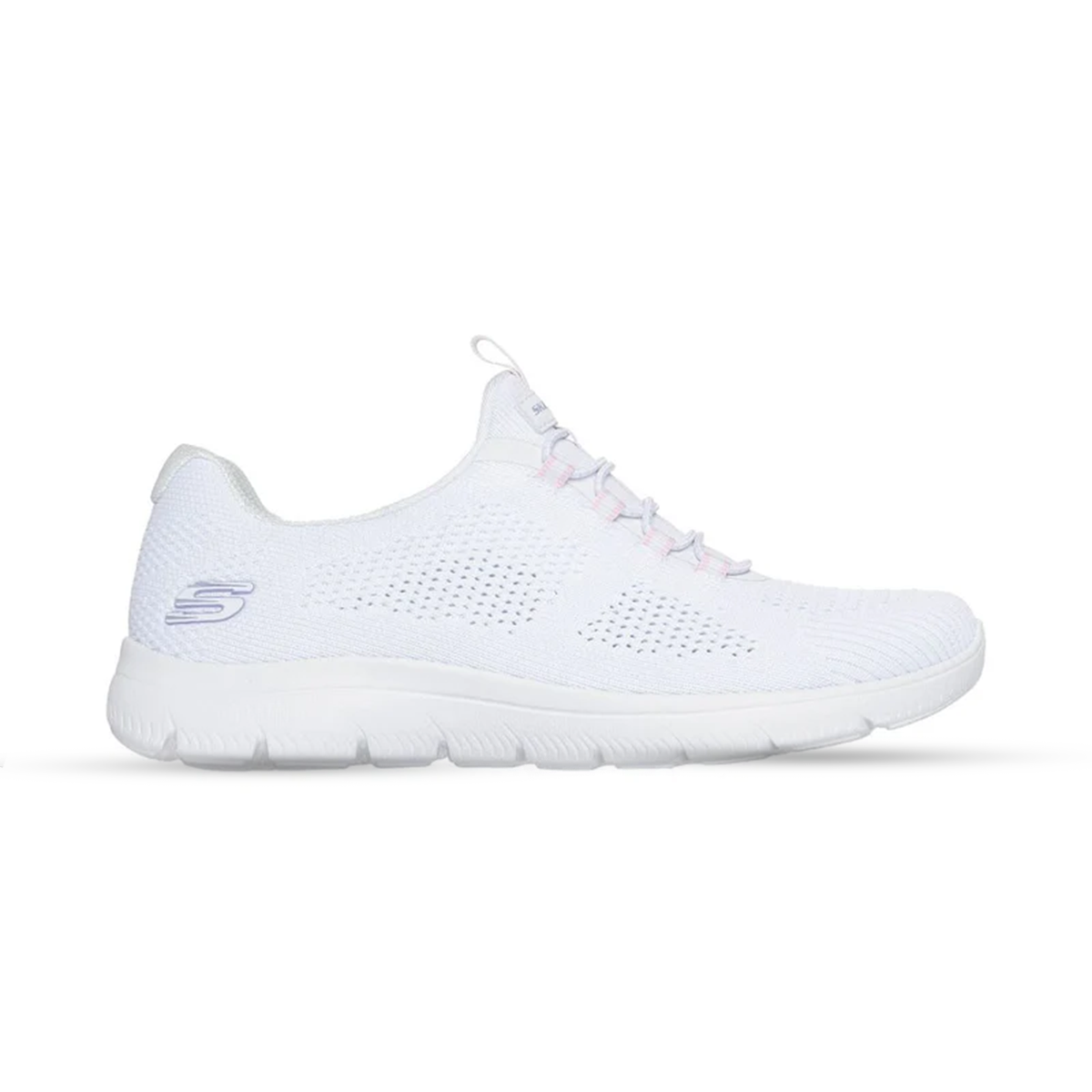 حذاء سكيتشرز نسائي طبي Skechers Vapor Foam 150276-WMLT – أبيض ملون برباط