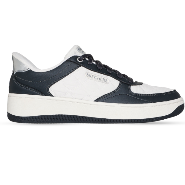 185166-WBK Skechers Slip-ins: Sport Court 2.0 - Cozy Fit Daily Journey -WBK