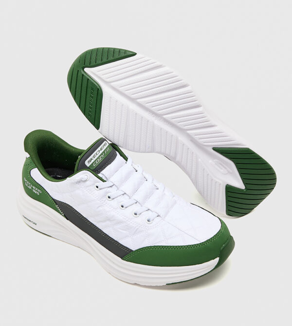 حذاء سكيتشرز رجالي طبي أبيض Skechers Slip-ins Contour Foam