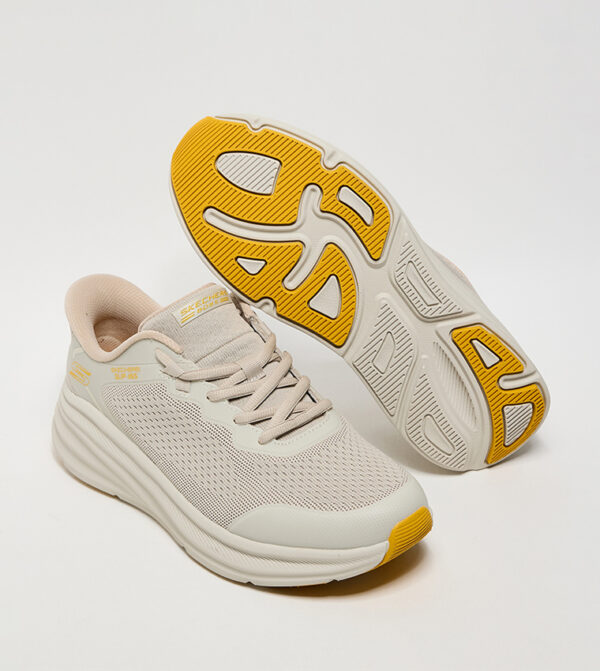 198739838664-4 حذاء سكيتشرز رجالي طبي أوف وايت Skechers Hands Free Slip-ins: BOBS Sport Skillz