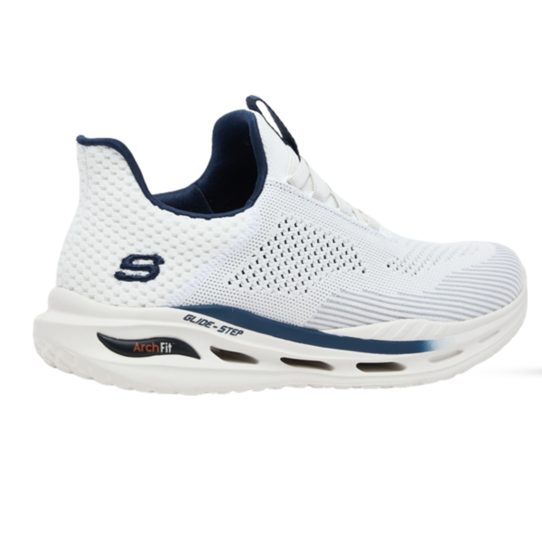210993-WHT حذاء كوتشي سكيتشرز رجالي طبي أبيض Skechers Arch Fit