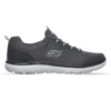 حذاء سكيتشرز رجالي طبي رمادي فحميSkechers Dynamight 2.0