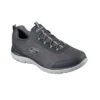 حذاء سكيتشرز رجالي طبي رمادي فحميSkechers Dynamight 2.0