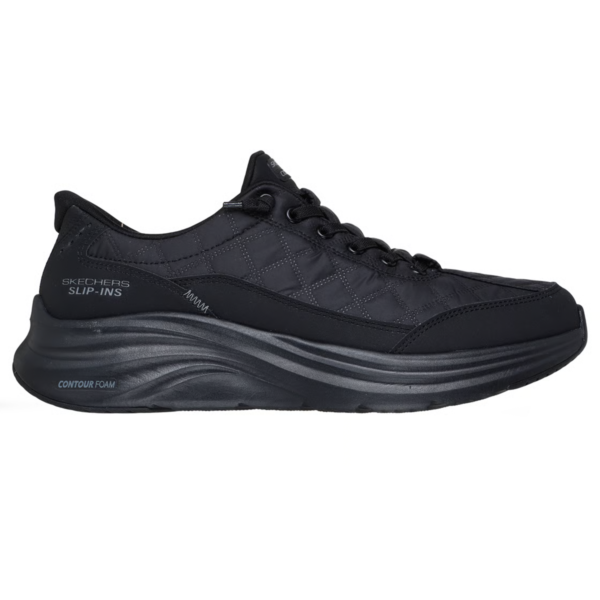 232619W-BBK حذاء كوتشي سكيتشرز رجالي طبي أسود Skechers Slip-ins Contour Foam