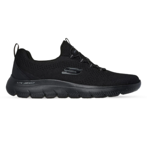 حذاء سكيتشرز رجالي طبي أسود كامل ميموري فومSkechers Summits Tallo