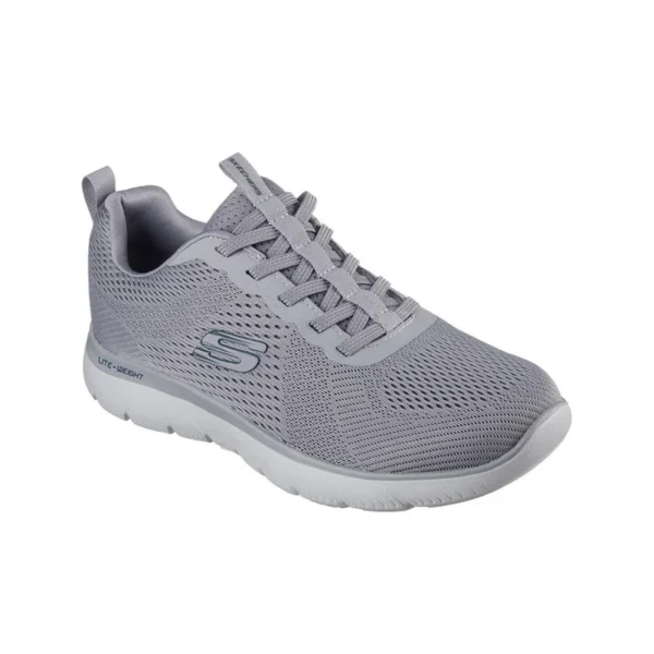 حذاء كوتشي سكيتشرز رجالي طبي رمادي Skechers Slip-ins Contour Foam