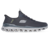 233010-CHAR حذاء سكيتشرز رجالي طبي رمادي فحمي Skechers Slip-ins Glide-Step-