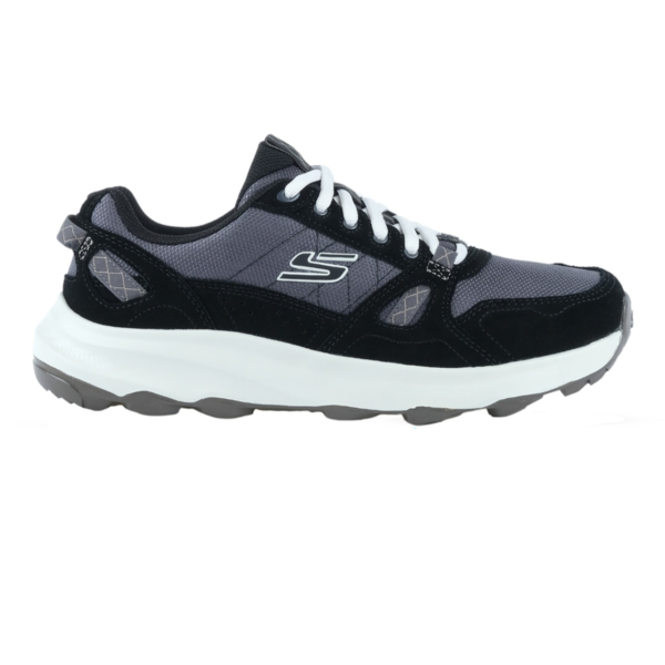 237785-BKGY حذاء سكيتشرز رجالي طبي جبلي أسود في رمادي Skechers Ridge Oak Outdoor
