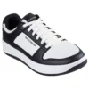 حذاء كوتشي سكيتشرز رجالي طبي أبيض في أسود Skechers Sport Court 2.0