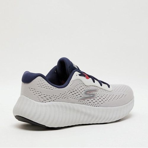 حذاء سكيتشرز رجالي طبي للجري رمادي في كحلي Skechers GO RUN Now
