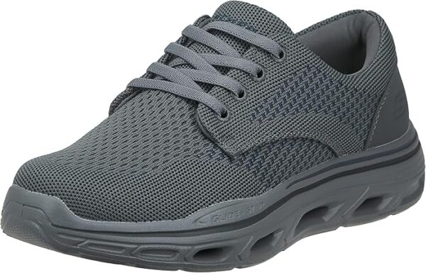 81Ih7iOAp8L._AC_SX695_ حذاء سكيتشرز رجالي طبي رمادي Skechers Glide-Step Expected