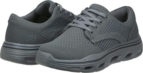 81RXcoUND9L._AC_SX695_ حذاء سكيتشرز رجالي طبي رمادي Skechers Glide-Step Expected