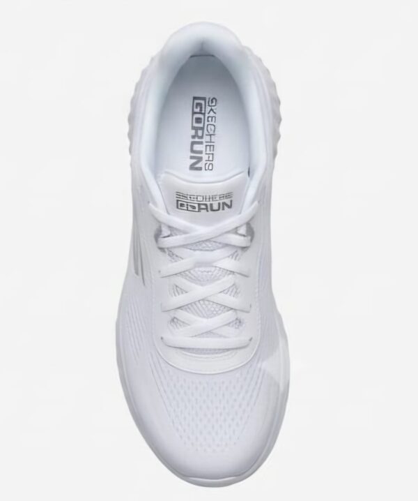 Skechers GO RUN NOW Knitted Lace-Up Shoes -WHT